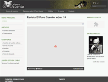Tablet Screenshot of elpurocuento.com
